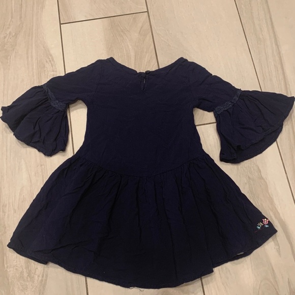 Nannette Kids dark blue tunic top toddler girl sz. 3T - Picture 2 of 5